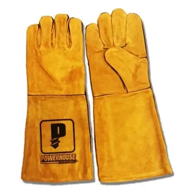 Powerhouse Professional MIG & Stick Welding Gloves 17" Heavy Duty