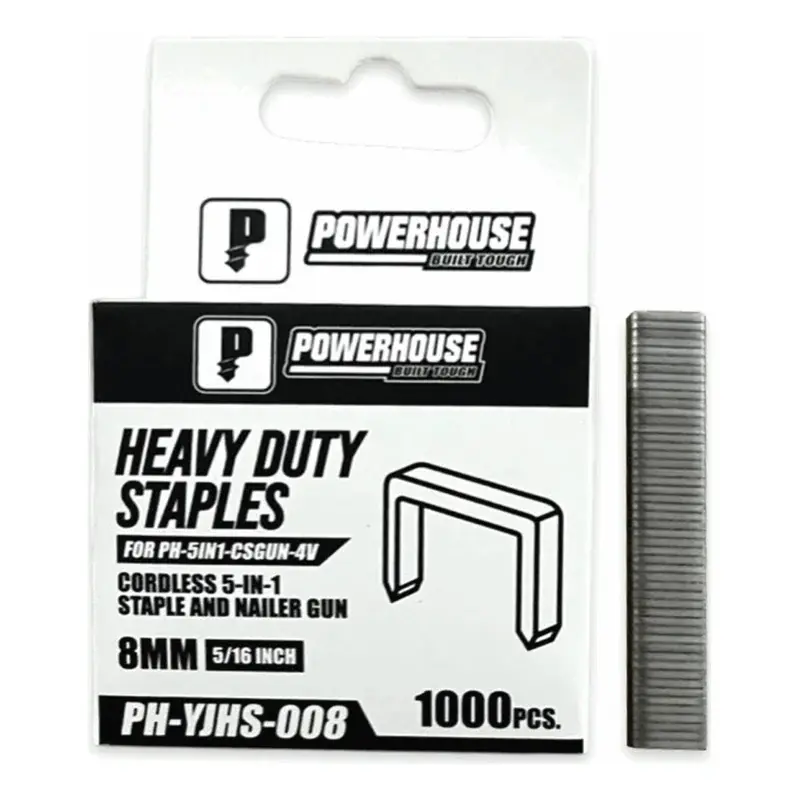 Powerhouse Heavy Duty Staples for 5-in-1 Cordless Staple & Nail Gun