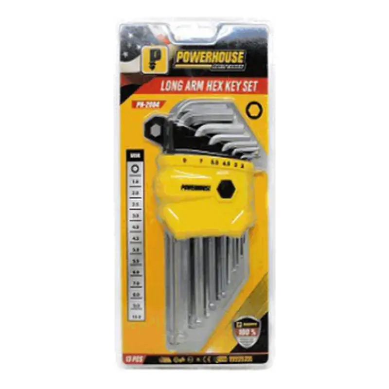 Powerhouse T-Handle Hex Key Wrench Set (7 Pcs/Set) 2.5mm-10.0mm