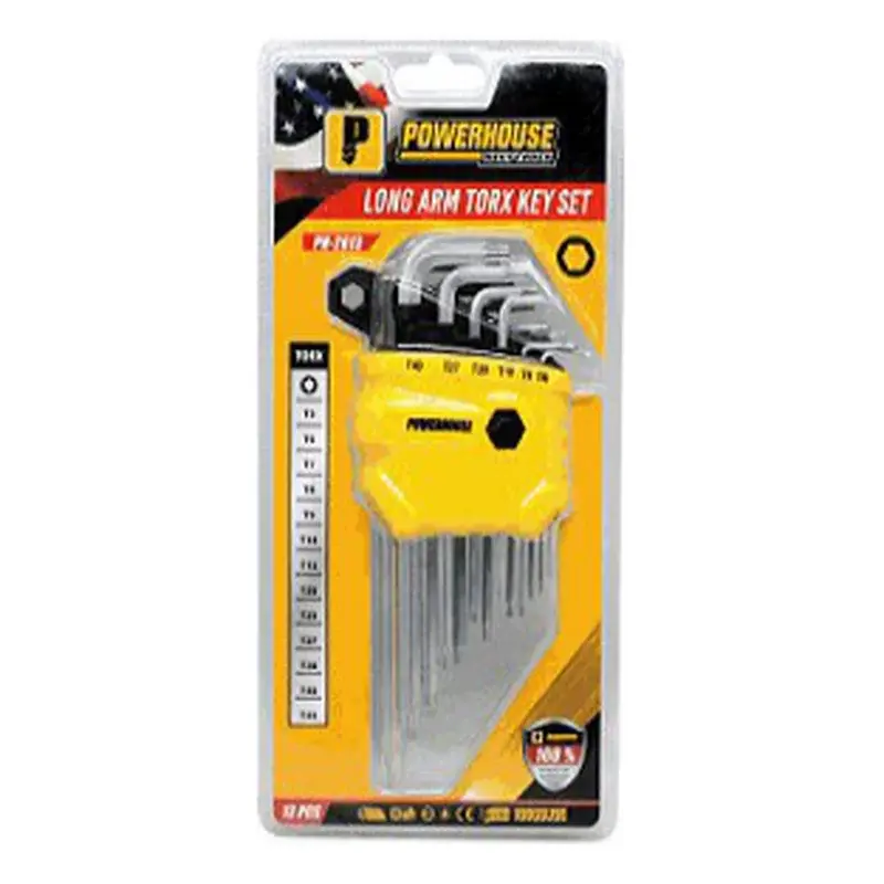 Powerhouse T-Handle Torx Key Wrench Set (7 Pcs/Set) T15-T50