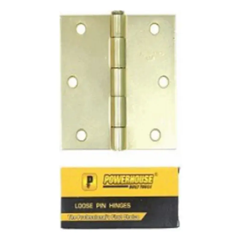 Powerhouse 2-Ball Bearing Hinges Stainless Steel Finish (US32D) 3.5" x 3.5"