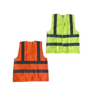 Powerhouse Mesh Safety Vest with High Reflective Strip X-Type XL / Lime Green