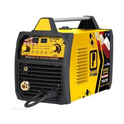 Powerhouse MIG/MAG/MMA Gas/Gasless Auto Synergic EVO Pro Series Inverter Welding Machine 200A