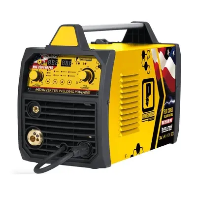 Powerhouse MIG/MAG/MMA Gas/Gasless Auto Synergic EVO Pro Series Inverter Welding Machine 250A