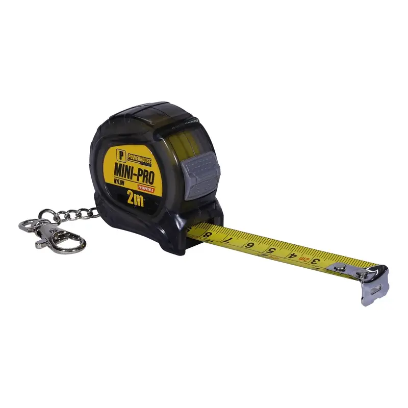 Powerhouse Mini Pro Nylon Tape Measure 2m x 16mm