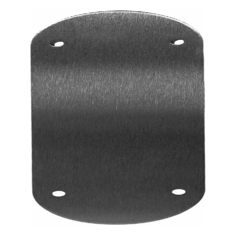 Powerhouse Oval Push Plate Stainless 65mm x 200mm x 1.5mm