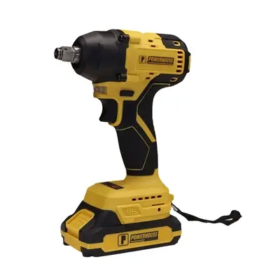 Powerhouse Cordless Impact Wrench Brushless High Torque 350Nm 20V 2.0 Ah Li-Ion