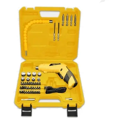 Powerhouse Cordless Mini Screwdriver 14 Hex 4V w/ 48pcs Accessories