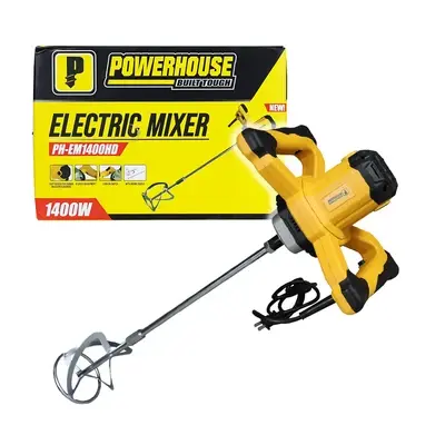Powerhouse Electric Mixer 1,400W w/ 590 Shaft Length
