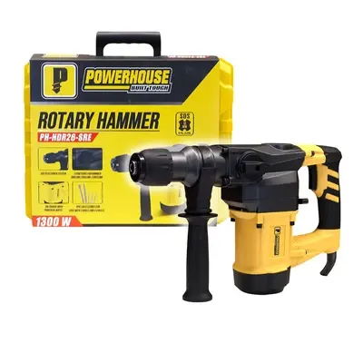 Powerhouse Rotary Hammer SRE Type SDS Plus 1,300W 26mm