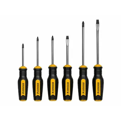 Powerhouse Cushion Grip Screwdriver Set (6 Pcs/Set)