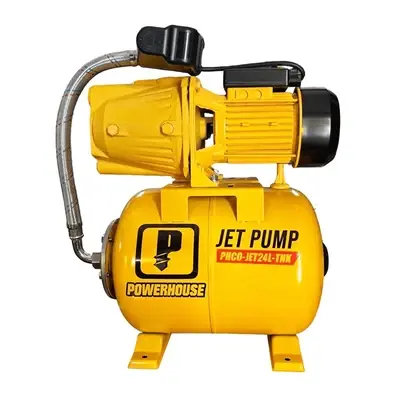 Powerhouse Jet Pump 1HP with 24L Pressure Tank Set