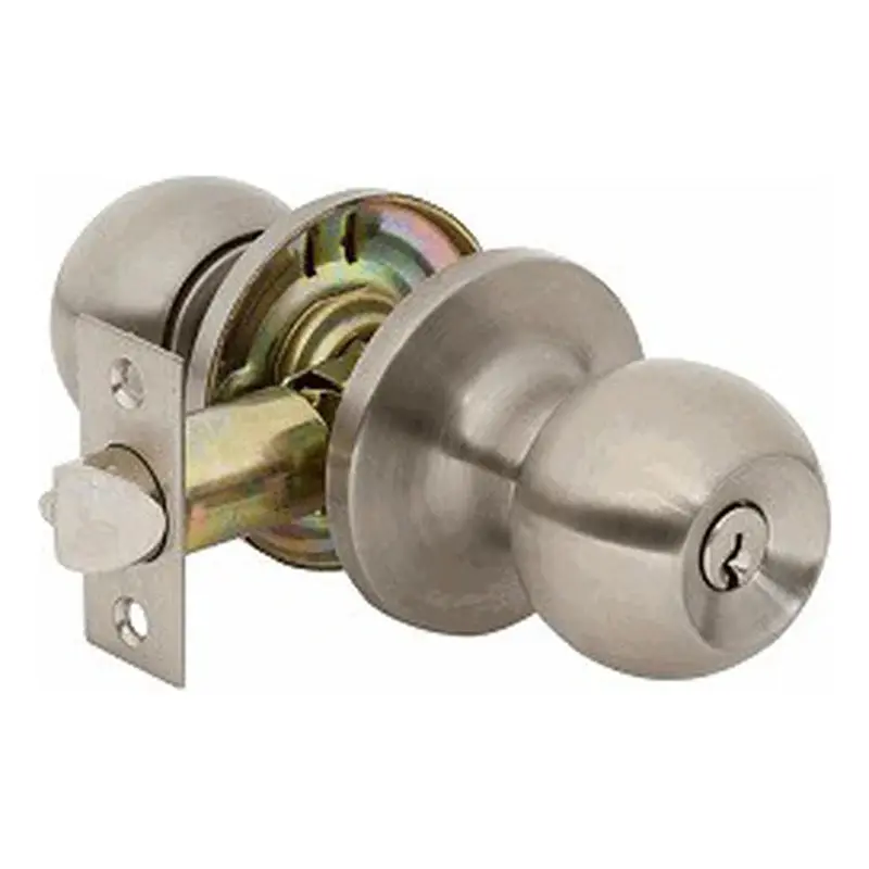 Powerhouse Pro Series Cylindrical Bathroom Lockset #587 Satin Finish US32D