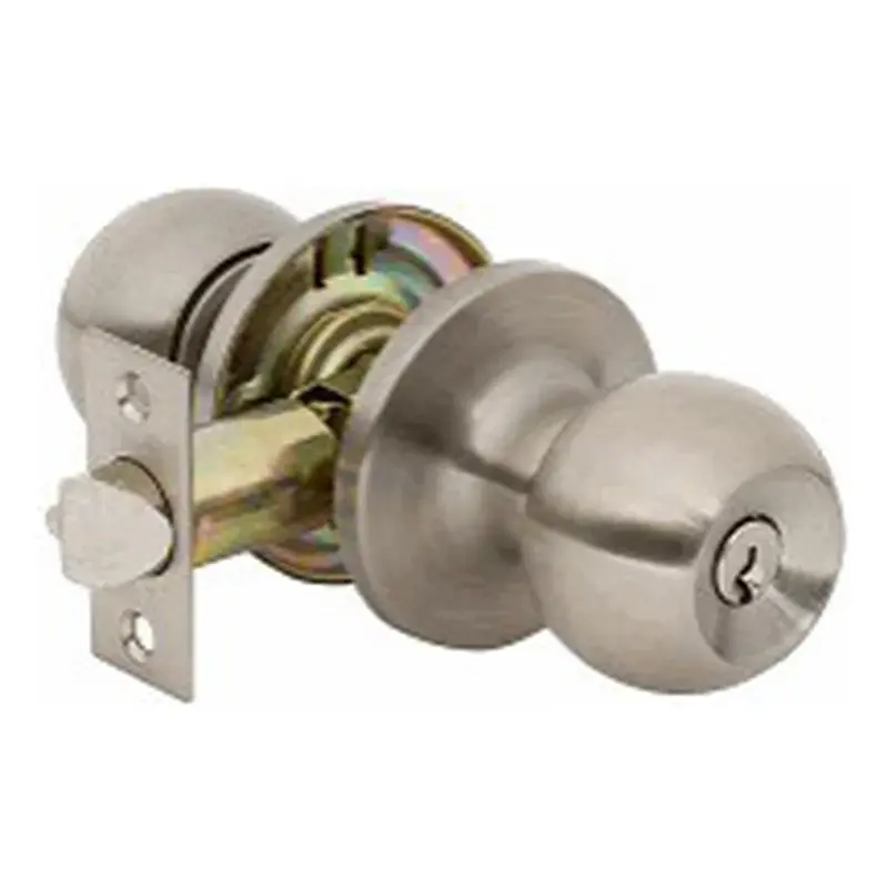 Powerhouse Pro Series Cylindrical Entrance Lockset #587 Antique Brass Finish US5