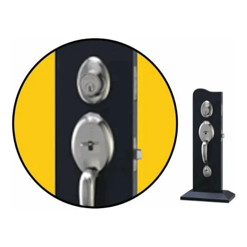 Powerhouse Pro Series Entrance Handleset #8051 Satin Nickel Finish (US15)