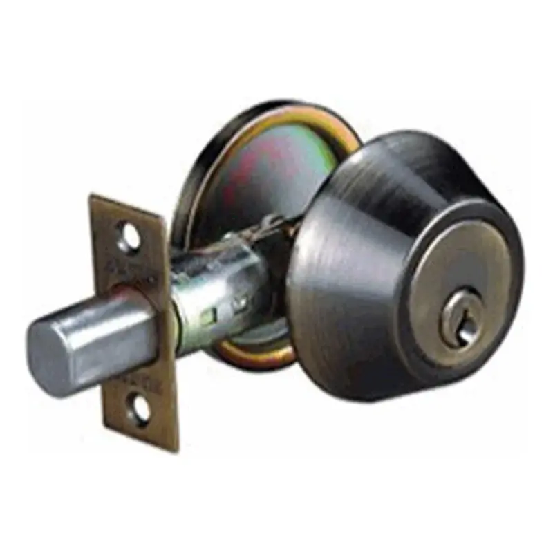 Powerhouse Pro Series Single Deadbolt #7301 Brass Finish US3