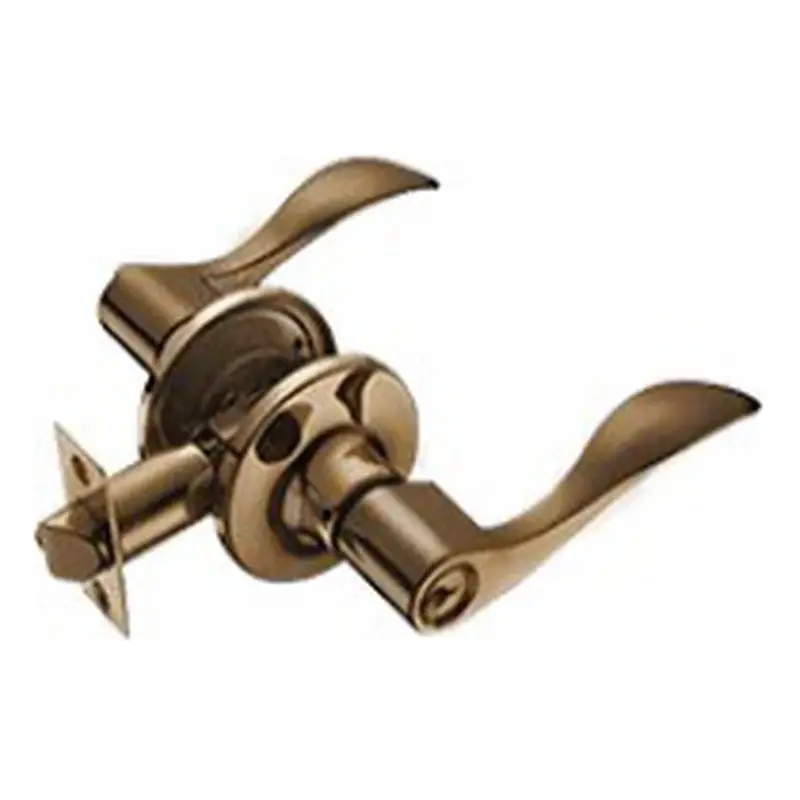 Powerhouse Pro Series Tubular Entrance Lever Lockset Brass Finish US3 (Right)