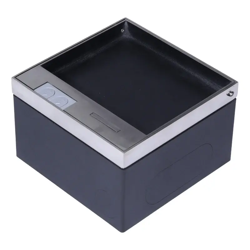 Powerhouse Recessed Floor Mounted Tile Outlet Silver (Box Only)