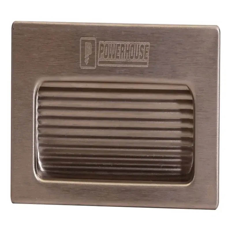 Powerhouse Rectangular Flush Handle 115mm x 42mm x 13mm