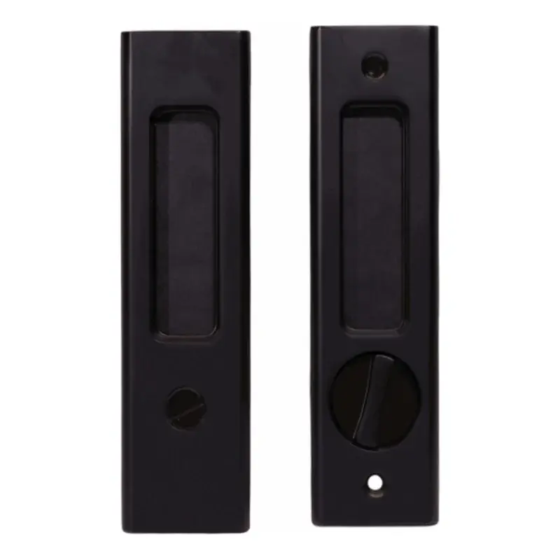 Powerhouse Sliding Door Lock Bathroom Black