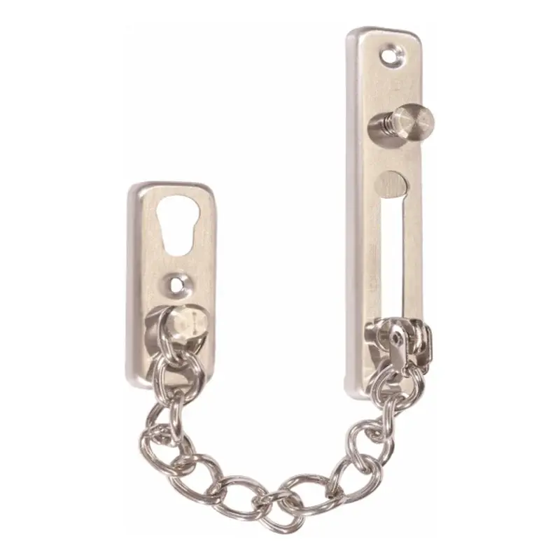 Powerhouse Stainless Steel Door Guard Chain with Anti-Theft Lock