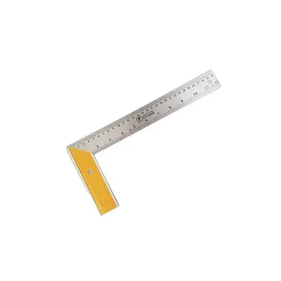 Powerhouse Stainless Steel Try Square Angle Ruler 8"
