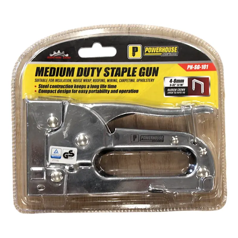 Powerhouse Staple Gun Medium Duty 4-8mm