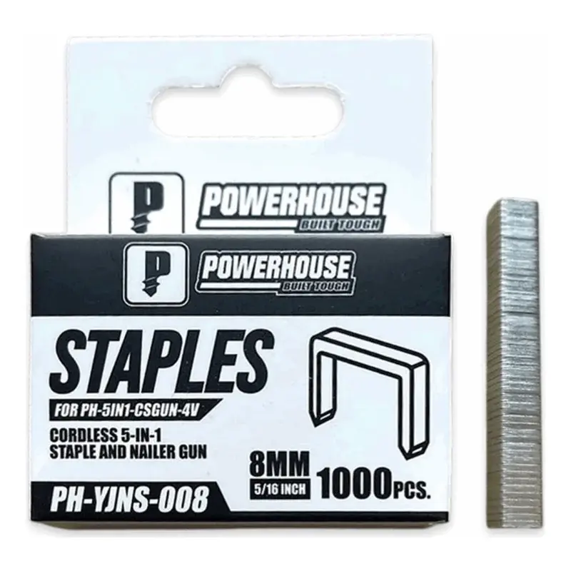 Powerhouse Staples for 5-in-1 Cordless Staple & Nail Gun