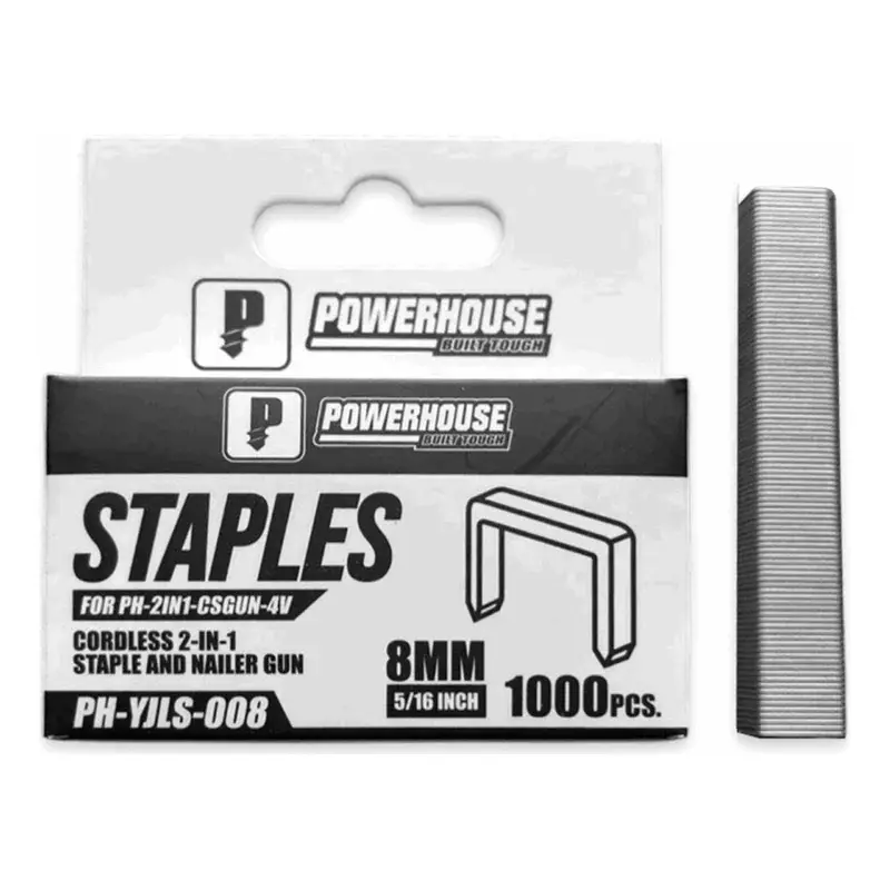 Powerhouse Staples for 2-in-1 Cordless Staple & Nail Gun