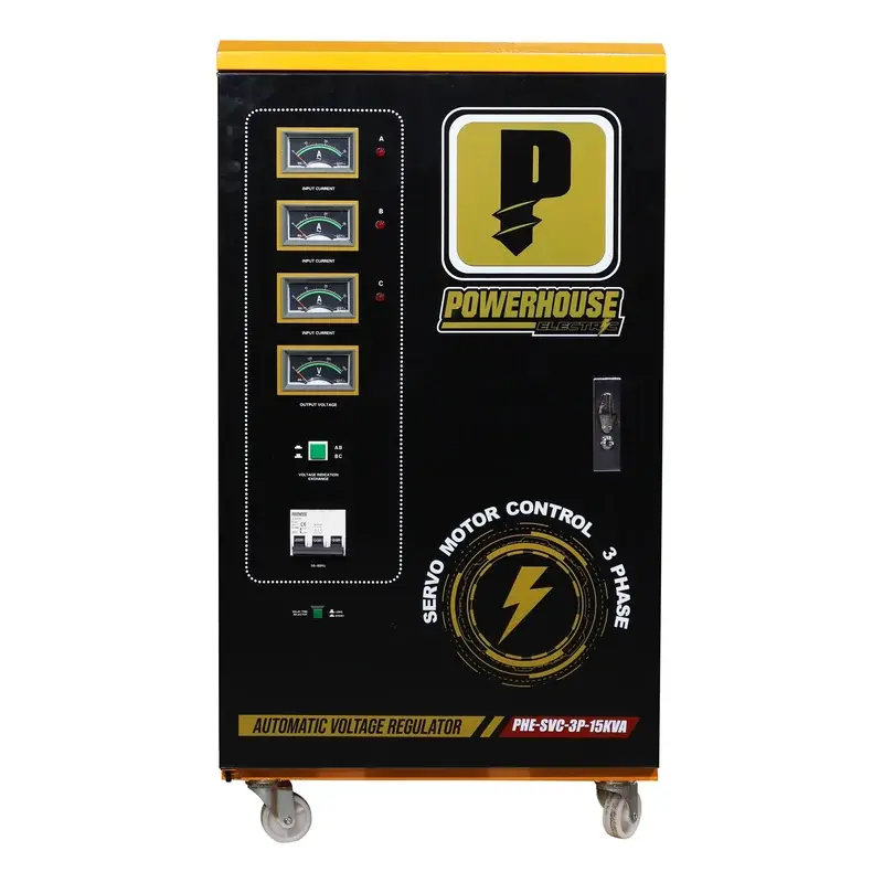 Powerhouse Three Phase Automatic Voltage Regulator (Servo Motor Control) 75,000VA
