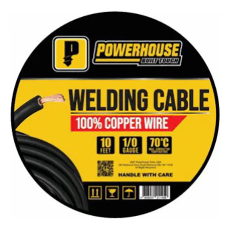 Powerhouse Welding Cable Copper Coated Aluminum CCA 2/0 50mm x 500 ft (41kg/roll) White Packing
