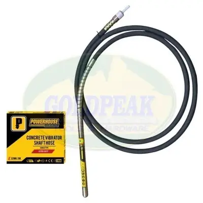 Powerhouse Concrete Vibrator Hose / Shaft 32mm / 6 meters "Extra Duty"