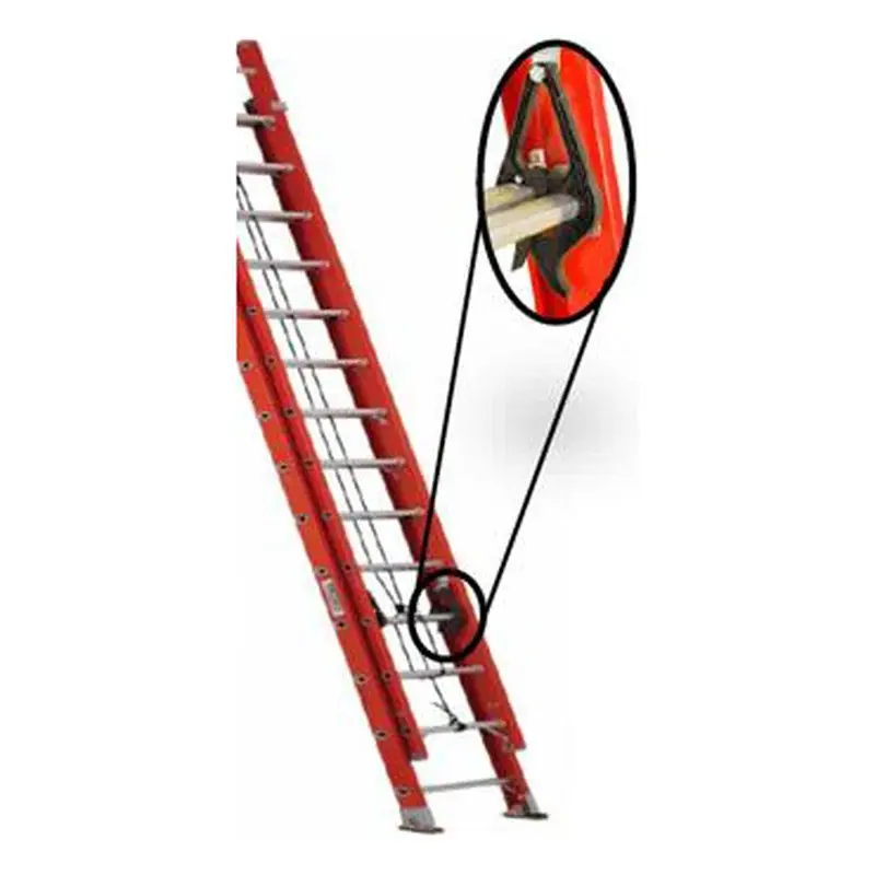 Ridgid RLFGE20 Fiberglass Extension Ladder 20ft 300lbs Orange
