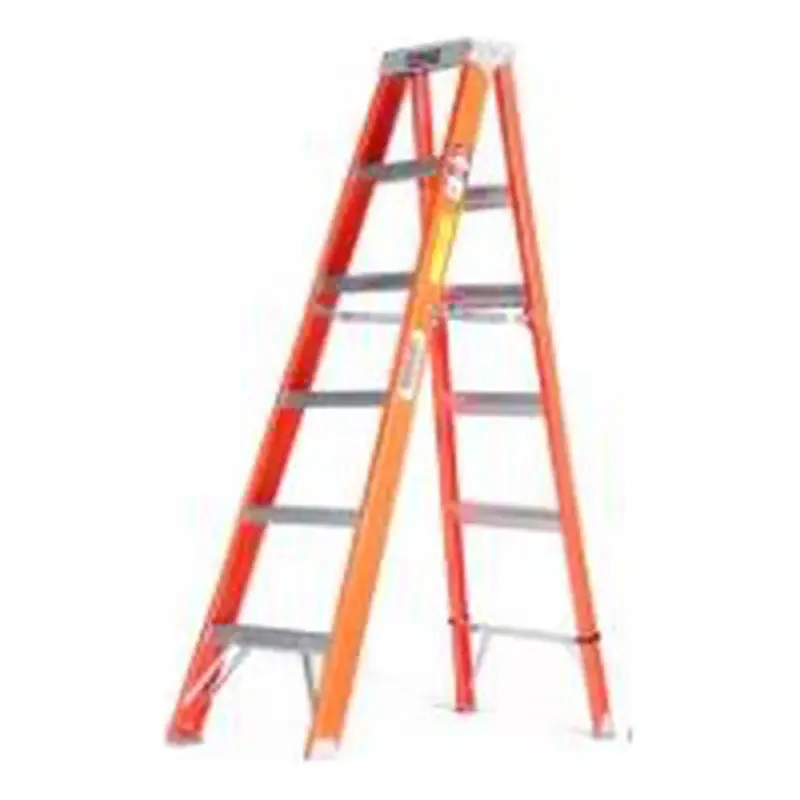 Ridgid RLFGS10 Fiberglass A-Frame Step Ladder 10ft 300lbs Orange