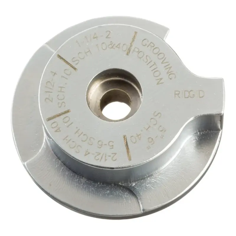 Ridgid Groove Setting for 975 Roll Groover