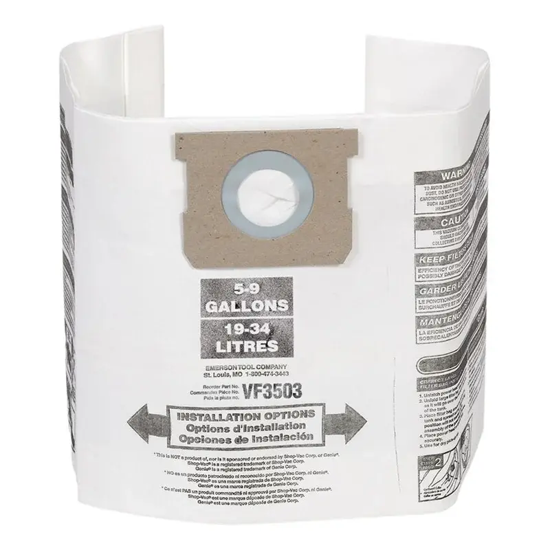 Ridgid VF-3502 Vacuum Dust/Filter Bag 12/16 Gal