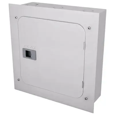 Royu All-Metal Panel Box Flush-Mounted Plug-In 1 Main + 5 Branches (6 Breakers)