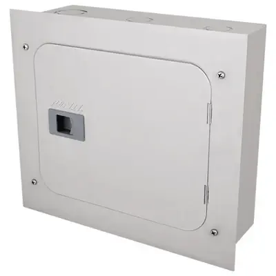 Royu All-Metal Panel Box Flush-Mounted Plug-In 1 Main + 3 Branches (4 Breakers)