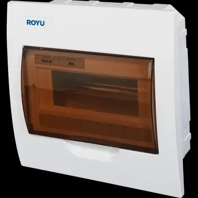 Royu Thermoplastic Distribution Box Flush-Mounted 4 Modules