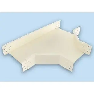 Royu Solid Bottom Cable Tray Horizontal Tee 100mm Wide x 100mm 1.2mm