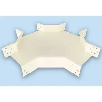 Royu Solid Bottom Cable Tray Horizontal Cross 200mm Wide x 100mm 1.2mm