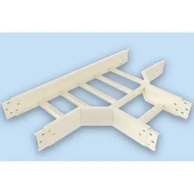 Royu Cable Ladder Horizontal Tee 400mm Wide x 100mm 1.2mm