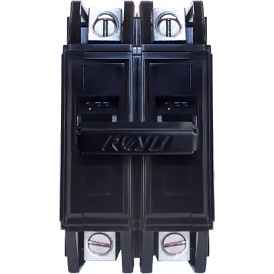 Royu Circuit Breaker Bolt-On Mechanical Lug Terminal 2P 60A