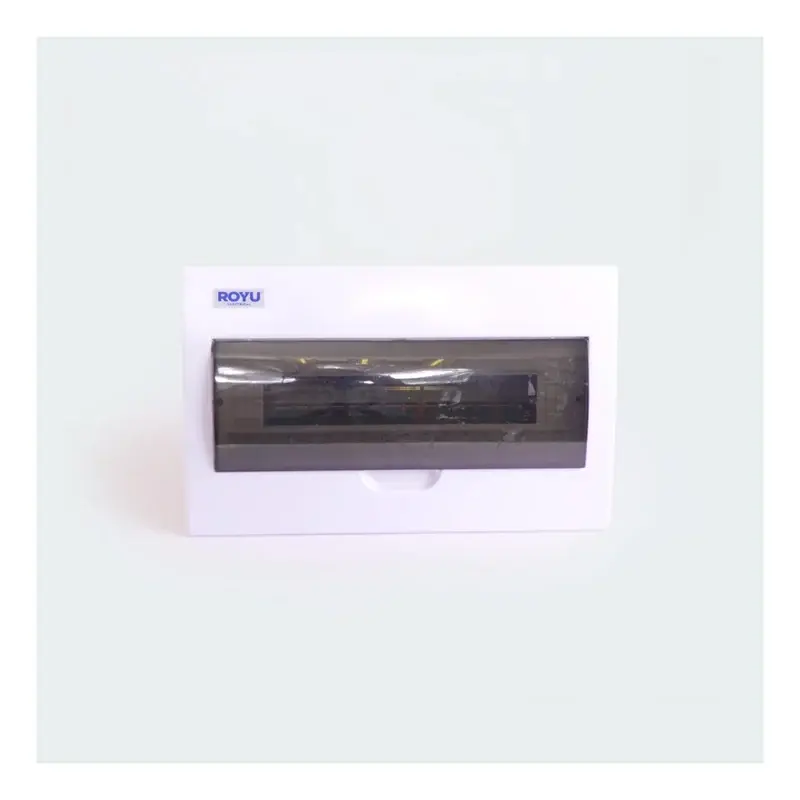 Royu Metal Base Distribution Box with Busbar Flush 18 Modules 1P (18 x 1P)