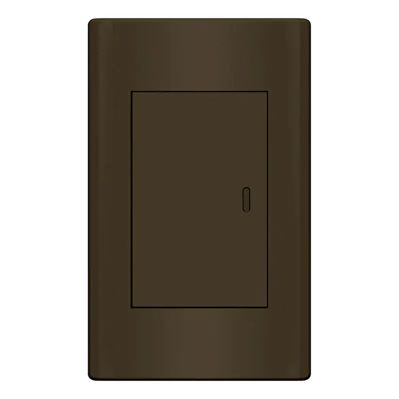 Royu Plano 1 Gang 3-Way Switch Set 16A Dark Wood
