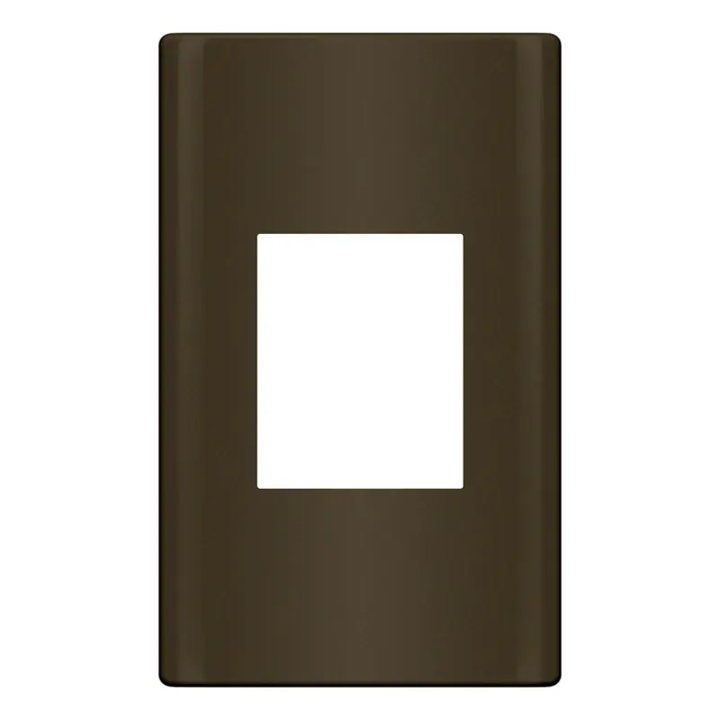Royu Plano 1 Gang Plate for International/Tandem Outlet Dark Gray