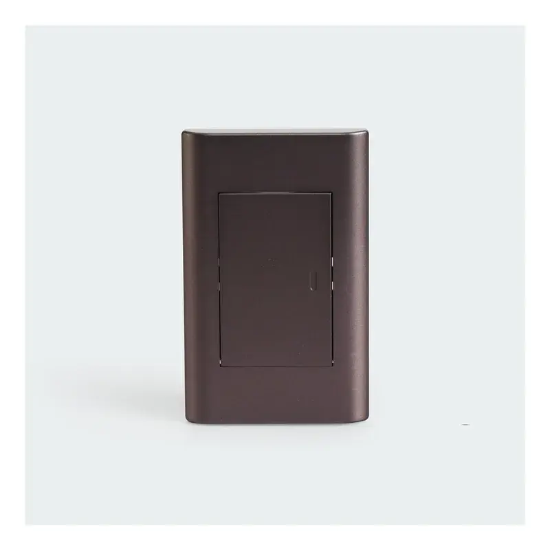 Royu Plano 1 Gang Switch Set 16A Dark Gray