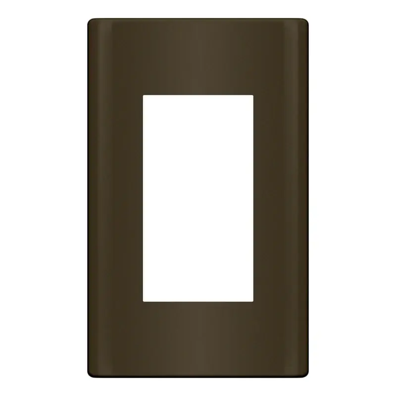 Royu Plano 3 Gang Plate Dark Wood