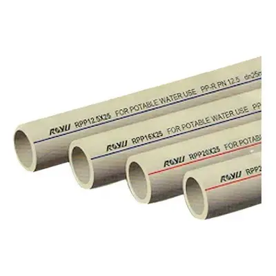 Royu PP-R Hot & Cold Water Pipe PN20 50mm x 6.9mm x 4m