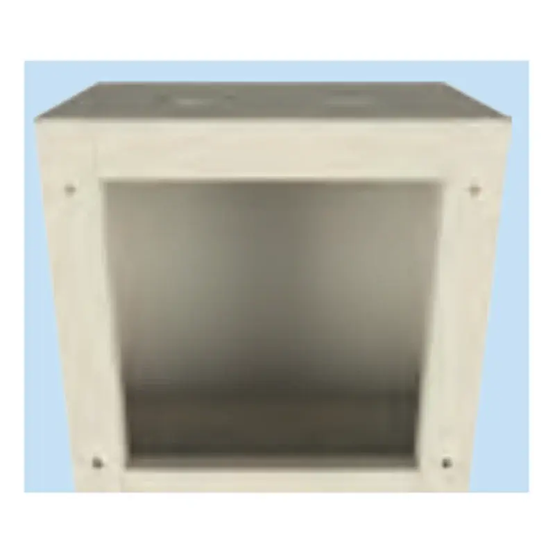 Royu Pull Box Beige 6x6x4"